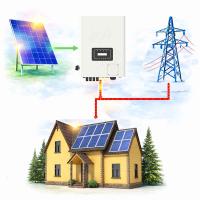 Сетевая солнечная электростанция «Коттедж-3» (Экономия)